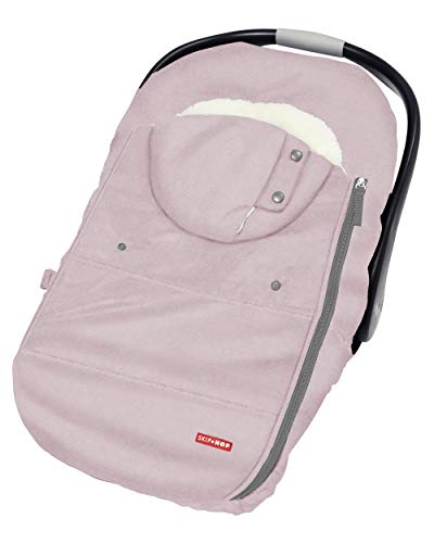 Skip Hop Winter Car Seat Cover, Stroll & Go, Pink Heather - color: Pink Heather