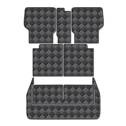 Cargo Mat for Toyota Land Cruiser J300 7seat LC300 2021-2023 Trunk Mat & 2ND+3RD Row Rear Backrest Mat, All Weather Rear Cargo Liner Back Seat Cover Protector - size: Toyota Land Cruiser J300 7seat LC300 2021-2023