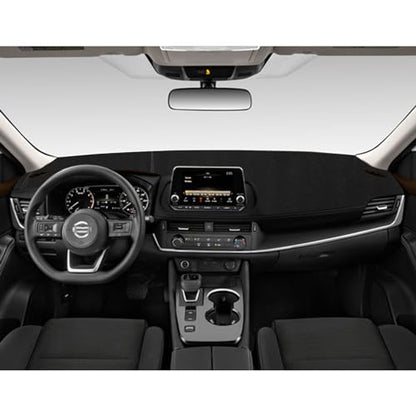 x xotic tech Center Console Dashboard Mat Pre-Cut Non-Slip Sunshield Sun Glare Protector Dash Carpet Pad Black Cover Compatible with Nissan Rogue 2021 2022 2023 2024 2025 2026 - color: Compatible with Nissan Rogue 2021-2026