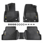 G-PLUS TPE Cargo Liners Compatible with Mazda CX-5 2017-2024 3PCS Floor Liners All Weather Full Cover Protection Black Front & 2nd Row Interior Accessories - size: Fit Mazda CX-5 2017-2024 | 3PCS
