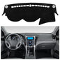 Dashboard Dash Board Cover Mat Carpet Compatible with Hyundai Sonata YF with Cutout for Speakers 2011-2014(Not Compatible with Hyundai Sonata NF) - style: Fit for 2011-2014 Sonata YF with Cutout for Speakers