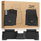 3W Floor Mats for Toyota Tacoma 2024-2026 Double Cab Auto Tran(Not Fit Hybrid & XtraCab) with Metal Pedals, TPE All Weather Custom Fit Floor Liner for Tacoma TRD/SR/SR5/limited Car Liners. - size: 6. Tacoma|24-26|Floor Mats&|Metal Pedal
