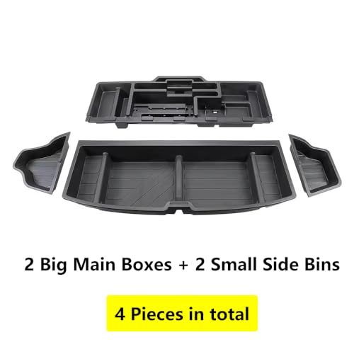 2023-2026 Honda CR-V Trunk Organizer, SUV Insert Cargo Rear Hatch Storage Box fits CRV EX LX EX-L Turbo Sport Under Cargo Floor Storage Bins - size: For CR-V 2023-2026
