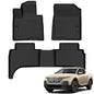 All Weather Floor Mat Fit for Hyundai Santa Cruz 2022-2025 2026 TPE Rubber Liners Santa Cruz Accessories All Season Guard Odorless Anti-Slip Liner Black - size: santa cruz|2022-2026|floor mats