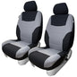 Champlus Car Seat Covers, Breathable and Durable Mesh 2 Front Bucket Seat Covers, Universal Fit Automotive Sedan Cars, SUVs, Trucks, Mini Vans, Airbag Compatible, Easy to Install