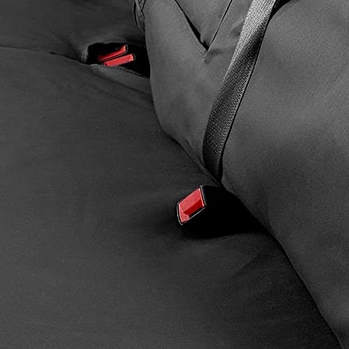 Covercraft Polycotton SeatSaver Custom Seat Covers | Fits 2007-2013 Chevy Silverado/GMC Sierra 1500, 2007-2014 Silverado/Sierra 2500/3500 | 1st Row 40/20/40 Bench Seat, Charcoal