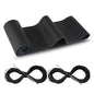 Car Genuine Leather Steering Wheel Cover, DIY Sewing with Needle and Thread, Breathable, and Anti-Slip, Universal 15 Inch Car Steering Wheel Stitching Wrap (Black, Glossy) - color: Black, size: 15 inches - Glossy