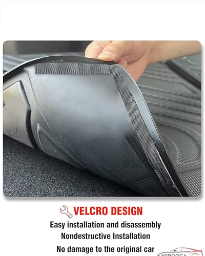 Cargo Liner Compatible with 2019-2025 Cadillac XT4 Trunk Mat Cargo Mat Back Seat Cover Protector (Backrest Mats+Trunk Mat) - size: FOR 2019-2025 Cadillac XT4