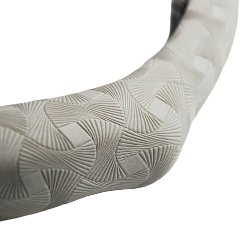 Quick Install All-Weather Steering Wheel Cover Grip Universal fit 14.5 to 15 inches Car SUV Pickup