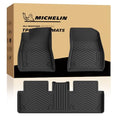 Michelin Vehicle Mat, All-Weather TPE Custom Fit Liner for Tesla Model 3 Floor Mats 2017-2023(3 Piece), Premier