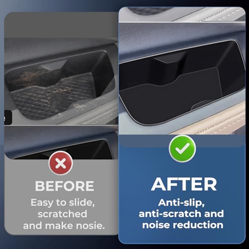 Rear Door Cup Holder Inserts for Toyota Grand Highlander 2026 2025 2024, Interior Accessories 2nd Row Silicone Cup Holders Covers Protector for 2024-2026 Grand Highlander, Black - style: Fits for 2024-2026 Grand Highlander, Rear