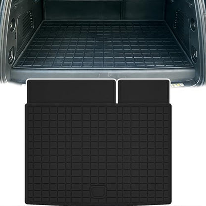 Cargo Mat for 2015-2019 2020 Chevy Chevrolet Suburban/GMC Yukon XL/Cadillac Escalade ESV, TPE All Weather Protection Car Trunk Liners Accessories-Black - size: Chevrolet Suburban 2015-2020 Cargo Mat