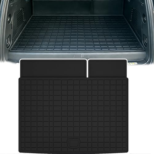Cargo Mat for 2015-2019 2020 Chevy Chevrolet Suburban/GMC Yukon XL/Cadillac Escalade ESV, TPE All Weather Protection Car Trunk Liners Accessories-Black - size: Chevrolet Suburban 2015-2020 Cargo Mat