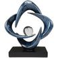 Abstract Sculpture Art Home Decor Accents Modern Decorative Objects for Living Room Shelf Coffee Table TV Stand Cabinet Office Decor Accents (Blue)