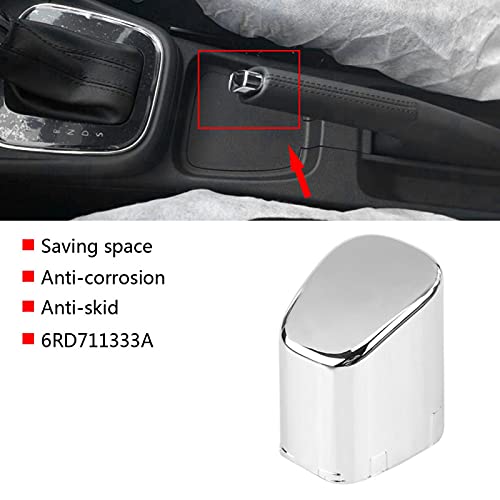 Handbrake Parking Button Cover, Metal and PVC Replacement Part C Class, E Class, G Class, ML Class, Compatible with Multiple 6RD711333A