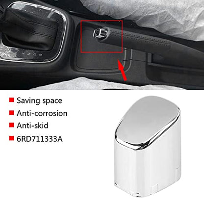 Handbrake Parking Button Cover, Metal and PVC Replacement Part C Class, E Class, G Class, ML Class, Compatible with Multiple 6RD711333A