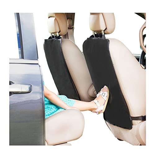 GRBVFDS 2 Pack X-Large Waterproof Kick Mats Backseat Protector, Durable Car Seat Back Protectors for Vehicles to Protect from Dirt, Mud & Scratches, Fits Most SUVs and Vans