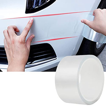 ToLanbbt Car Door Edge Guard Invisible Automotive Door Sill Guard Protectors Anti-Scratch Adhesive Tape Waterproof Strips for Car Door Edge Protection (33Ft x 1.97”, Transparent) - size: 33Ft x 1.97”