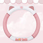 Women's Cartoon Steering Wheel Cover Comfortable, Breathable, Non-Slip All-Season Car Accessory Universal 15-inch Fit Suitable for Sedans, Pickup Trucks, and SUVs(pinkD) - color: Pink D