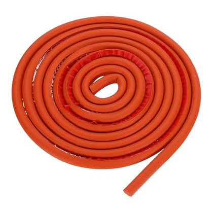 uxcell 6.56 ft Foam Backer Rod, 0.24" x 0.24" D-Shaped Solid Joint Filler, Foam Seal Strip for Caulk Saver, Rope Caulk Cement Crack Filler, Red - size: 6.56 ft x 0.24" x 0.24"