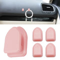5PCS Car Dashboard Mini Hooks, Car Key Holder, Multifunctional Auto Dashboard Hook, Universal Interior Auto Accessories Self Adhesive Backseat Hanger for Key, Mask, Charging Cable - color: Pink