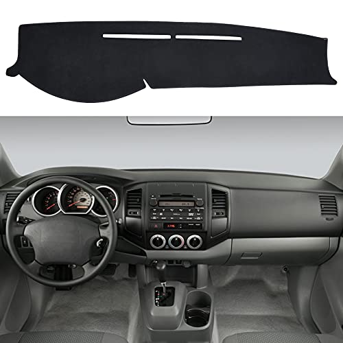 Dashboard Dash Board Cover Mat Carpet Compatible with Toyota Tacoma 2005-2015 - style: Fit for 2005-2015 Toyota Tacoma