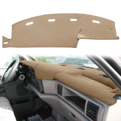 Yiz Dashboard Cover Dash Cover Mat Pad Custom Fit for Dodge Ram 1500 2500 3500 1994 1995 1996 1997 Pickup Truck (94-97Beige) J23 - color: 94-97 Beige