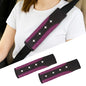 Hovom 2PCS Bling Car Seat Belt Cover Pad, Leather Seatbelt Covers for Cars, Soft Safety Seatbelt Shoulder Strap Covers, Rhinestone Auto Seat Belt Protector Cushion for Women Girls (Purple) - color: Purple