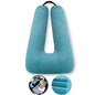 Travel Pillow Car Pillow Kid Car Sleeping The Sleeping Aid for Adults and Kids on Road Trips Kids Travel Pillow Emerald Green - color: A-emerald Green