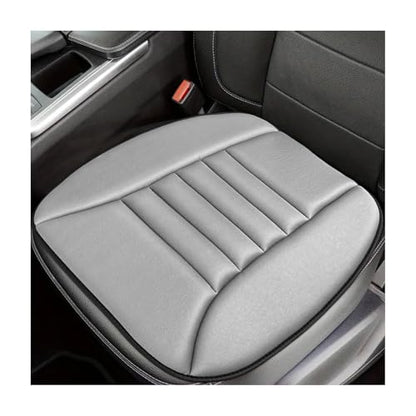 Sun Walker Car Seat Cushion, 1.2" Thick Memory Foam Auto Seat Protector Pressure Relief Pad, Nonslip Bottom Mat Comfort Driving Seats Cover for Truck SUV Sedan, Car Accessories (Gray)