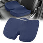 Nilight Car Seat Cushion Blue Velvet Gel Memory Foam Seats Soft and Comfortable Suitable for Daily Life and Driving Relieves Sciatica and Tailbone Pain Improves Drive Vision - color: Blue Velvet