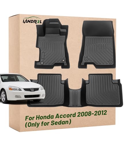 Car Floor Mats Replacement for Honda Accord 2008-2012 (Only for Sedan) Protection All Weather Custom Fit Waterproof Carpets Durable Odorless Liners Accessories for Dad - size: Floor Mats for Accord 2008-2012 (Only for Sedan)