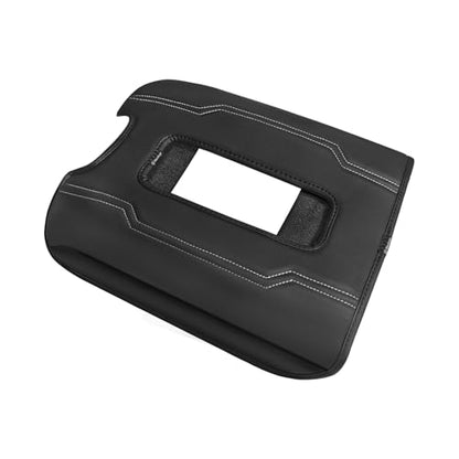 Muslogy Center Console Armrest Cover Fit for Chevy Silverado & GMC Sierra 1500 2500 3500 2014-2018, Tahoe/Yukon/Suburban 2015-2020, Comfort Armrest Pad Console Lid Cushion Regular Thick (Bucket Seat) - size: 1) 14-18 |Silverado & Sierra| Bucket Seat, Regu