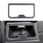 INTGET Front Cup Holder Panel Cover for 2024 2025 2026 Toyota Tacoma Accessories/2025 2026 4Runner ABS Plastic Interior for Tacoma SR/SR5/TRD PreRunner/Sport/Off-Road (Carbon Fiber, Front Cup Holder) - size: Front Cup Holder Panel Cover