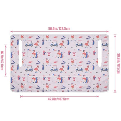 Golf Cart Seat Covers Golf Cart Seat Towel Blanket Group - color: Pink golf 4 Pockets A