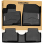 OEDRO Floor Mats Fit for 2013-2018 Hyundai Santa Fe GLS/Limited/Limited Ultimate/SE/SE Ultimate & Santa Fe Sport Base/2.0T/2.0T Ultimate 5-Seater TPE All Weather Custom Fit Floor Liners Car Mats Black - style: 13-18 Santa Fe 1st & 2nd Row