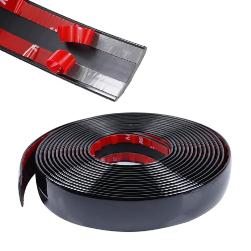 16FT Automotive Trim Molding 1-9/16"(40mm) Wide Glossy Black Car Side Moldings UV-Protected Scratch-Proof for All Vehicles Body Door Window Bumper Self Adhesive - size: 1-9/16 in Wide