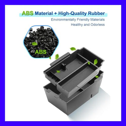 2024 2025 2026 Crosstrek Center Console Organizer Tray for 2024 2025 2026 Subaru Crosstrek Hybrid 2024 Impreza Center Armrest Storage Box for Crosstrek 2024 Accessories Storage Box Double Layer