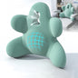 Lumbar Support Pillow for Office Chair, Back Pillow Lumbar Support for Car, Chair, Sofa - Improve Lower Back Pain Relief & Sitting Posture, Memory Foam Back Cushion for Long Sitting (Green)