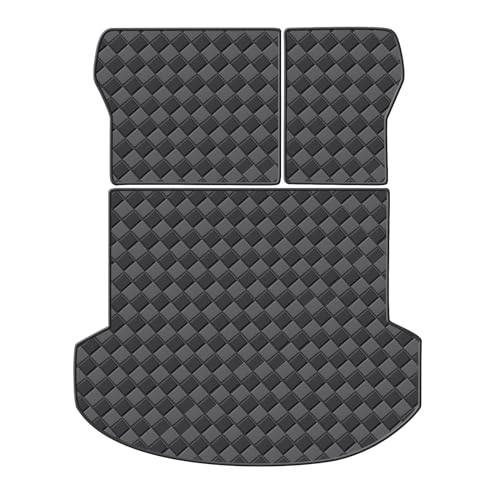 Cargo Mat & Backrest Mats for 2021-2023 Hyundai Santa Fe Accessories, All Weather Waterproof Rear Cargo Liner Rear Trunk Liner Back Seat Cover Protector - size: 2021-2023 Hyundai Santa Fe