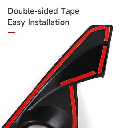 Car A Pillar Speaker Cover Decals for Honda Civic 2016 2017 2018 2019 2020 2021 10th Gen Accessories ABS Carbon Fiber Interior Stickers - color: A Pillar Speaker Cover