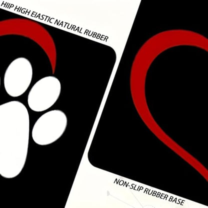 Universal Car Trunk Mat 29" x 39", Paw Print Heart All Weather Trunk Protection Cargo Liner, Durable Cargo Mat Rear Trunk Liner, Stylish Vehicle Interior Accessories Suitable for Most Car Models - color: Paw Print Heart