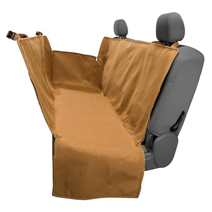 Carhartt Universal Fitted Nylon Duck Pet Hammock, Dog Back Seat Cover, Carhartt Brown - color: Carhartt Brown