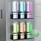 2 Pack Magnetic Stanley Cup Holder for Fridge, Water Bottle Organizer for Tumbler with Double Sided Tape Hold Stanley Cup Accessories for Kitchen Cabinet Wall