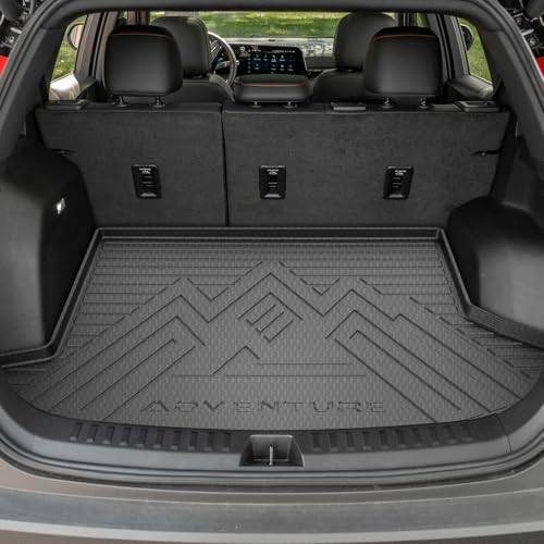 KUST Floor Mats Cargo Mat for Chevy Equinox/GMC Terrain 2025-2026 (5-Seats, Gasoline), All Weather Floor Liners Trunk Mat for Equinox Accessories Rear Cover TPE Rubber Raised Edge - style: For │ Equinox 2025-2026 │ Full Set