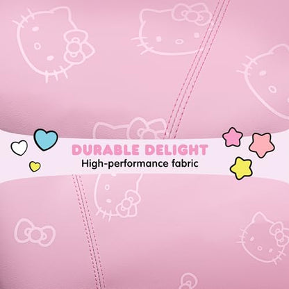 Carbella Hello Kitty Car Seat Covers - Cute Pink Seat Covers, Car Accessories Gift Hello Kitty Accessories 2pc Pink Car Seat Covers - color: Seat Covers Leather-Pink, style: Hello Kitty