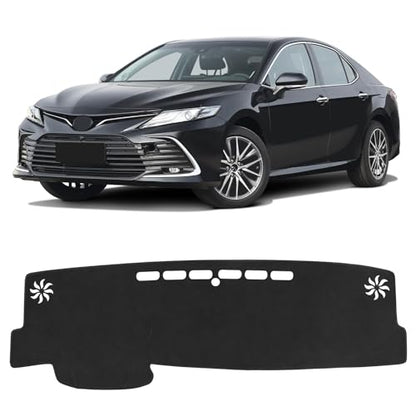 Dash Cover for Toyota Camry 2024 2023 2022 2021 2020 2019 2018 (Include Hybrid) Accessories Flannel Dashboard Cover Dash Mat Center Console Cover Sunshield Protector Pad - size: for Toyota 2018-2024 Camry