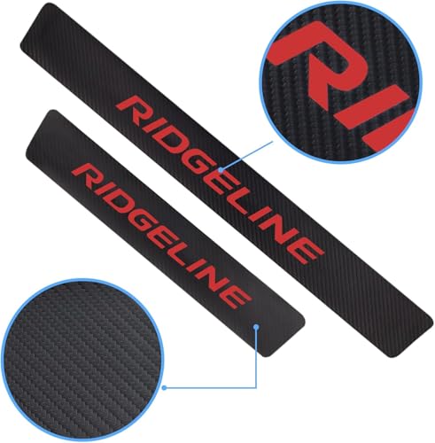 Car Door Sill Guard Protector Compatible with Honda Ridgeline Accessories, Door Sill Scuff Plate Sticker