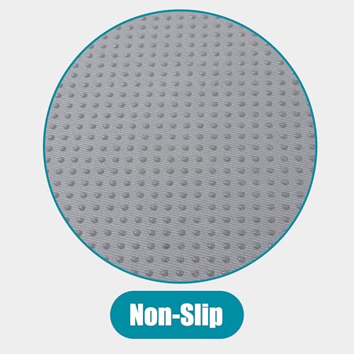 HOMBYS Wedge Recliner Seat Cushion for Long Sitting Chair, Cushion for Elderly Esay to Get Up,5" Thick 20"x20" Large Pressure Relief Seat Cushion for Recliner, Office, Car, Velvet & Foam,Light Grey - color: Light Grey