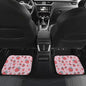 Love Strawberry Pink Automotive Floor Mats Set of 4Pcs Carpet Front & Rear Car Floor Mats Universal Fit - color: Love Strawberry Pink
